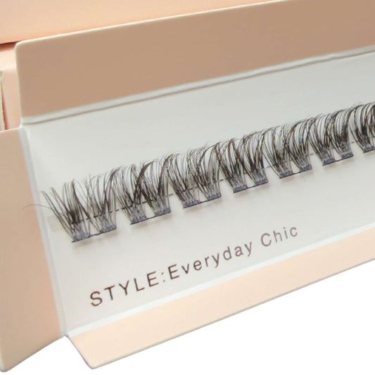 Box of false eyelashes with visible branding on a white background
