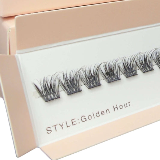 Eyelash extensions in a pink box with 'Dream Lash UK' branding on a white background