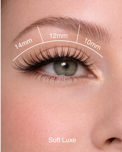 Soft Luxe Single Length Lash Clusters 14mm